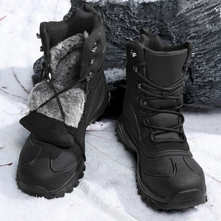 Botas de invierno de cordones para hombre | impermeables