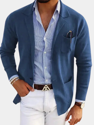 Herren Strickblazer | Freizeit Sakko