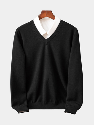 Herren Strickpullover | V-Ausschnitt