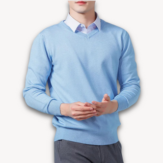 Herren Strickpullover | V-Ausschnitt