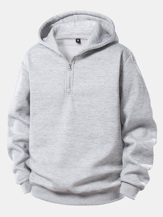 Ensemble de sport à capuche pour homme | demi-zip