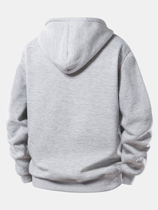 Ensemble de sport à capuche pour homme | demi-zip