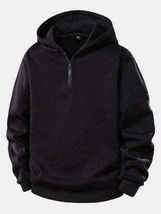 Ensemble de sport à capuche pour homme | demi-zip