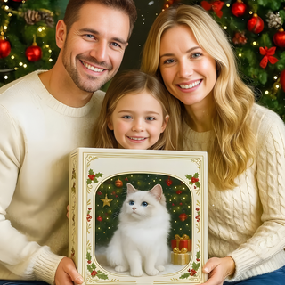Herren Weihnachtsbaumschmuck Katzen | Christbaumschmuck Set