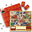 Weihnachtselemente Puzzle