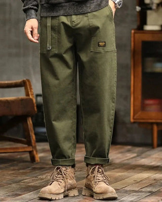 Herren Weite Cargohose | Aufgesetzte Taschen