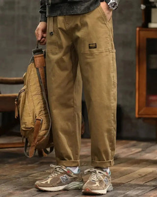 Herren Weite Cargohose | Aufgesetzte Taschen