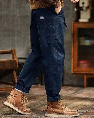 Herren Weite Cargohose | Aufgesetzte Taschen