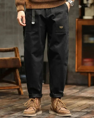 Herren Weite Cargohose | Aufgesetzte Taschen