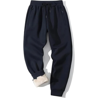 Herren Winter Fleece Jogginghose Tunnelzug – Dunkelblau