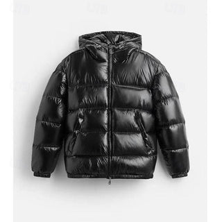 Herren Winter Pufferjacke | Mit Kapuze