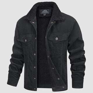 Herren Winterjacke | Knopfverschluss