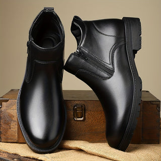 Botines de invierno para hombre | Cierre de cremallera lateral