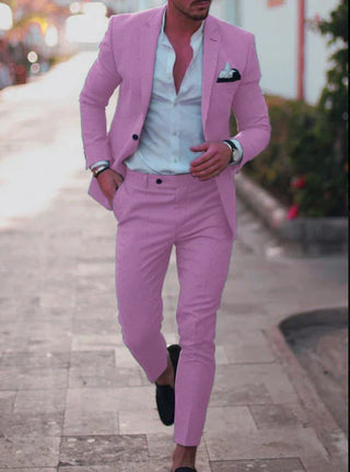 Men's two-piece wedding guest suit | jacket & trousers