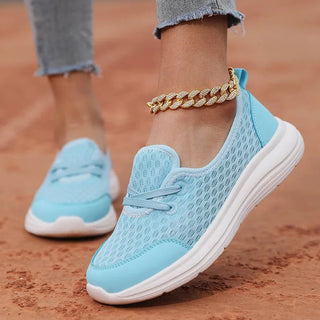 Damen Sneaker mit Schnürung | Atmungsaktiv