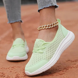 Damen Sneaker mit Schnürung | Atmungsaktiv