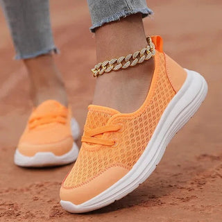 Damen Sneaker mit Schnürung | Atmungsaktiv