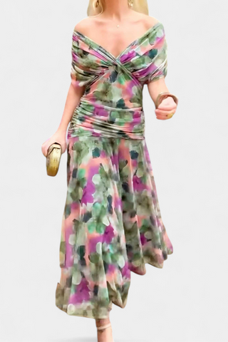 Damen Schulterfreies Abendkleid | Maxi