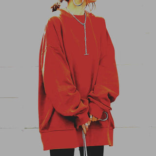 Sweat-shirt femme coupe décontractée | Manches longues