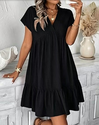 Robe d'été bohème décontractée pour femme | mi-longue