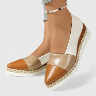 Damen Plateau Espadrilles | Geschlossene Zehen