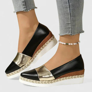 Damen Plateau Espadrilles | Geschlossene Zehen