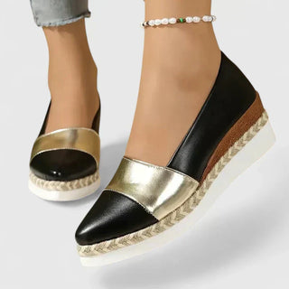 Damen Plateau Espadrilles | Geschlossene Zehen