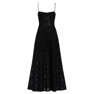 Damen Elegantes Träger Abendkleid | Maxi