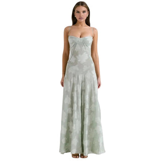 Damen Elegantes Träger Abendkleid | Maxi