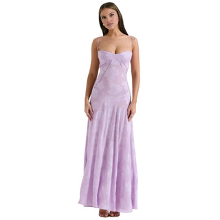 Damen Elegantes Träger Abendkleid | Maxi