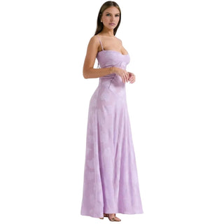 Damen Elegantes Träger Abendkleid | Maxi
