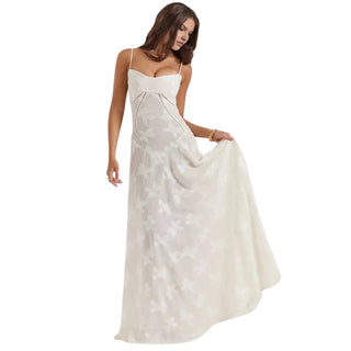 Damen Elegantes Träger Abendkleid | Maxi