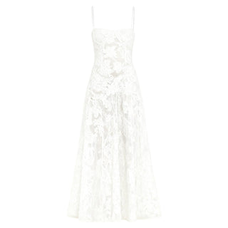 Damen Elegantes Träger Abendkleid | Maxi