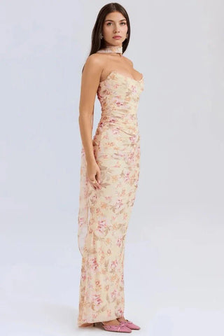 Damen Trägerloses Abendkleid | Maxi