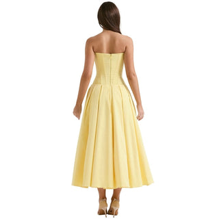 Robe de soirée élégante bustier pour femme | Midi
