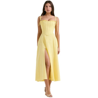 Robe de soirée élégante bustier pour femme | Midi