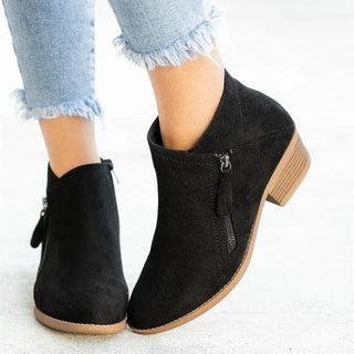 Women's Orthopedic Ankle Boots | With Side Zipper