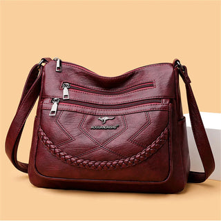 Damen Schultertasche | Mit Reißverschluss Crossbody