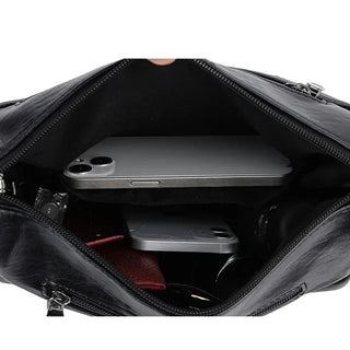 Damen Schultertasche | Mit Reißverschluss Crossbody
