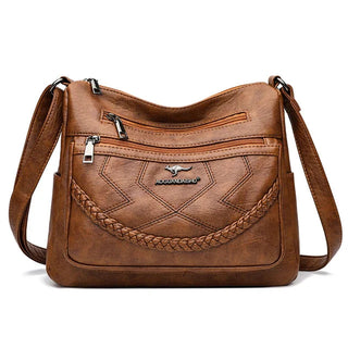 Damen Schultertasche | Mit Reißverschluss Crossbody