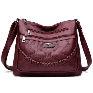 Damen Schultertasche | Mit Reißverschluss Crossbody