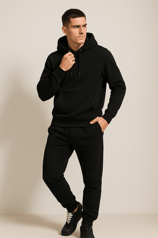 Unisex-Kapuzenpullover Trainingsanzug Set | Lässiges Jogger Trachten