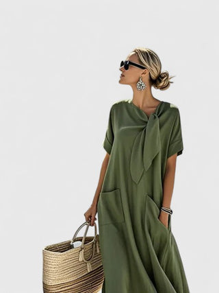 Vestido de verano con bolsillos para mujer | Maxi