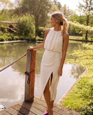 Damen Ärmelloses Sommerkleid | Midi