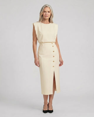 Women's Sleeveless Cocktail Dress | Midi