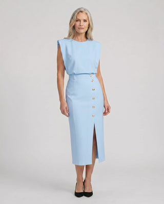 Women's Sleeveless Cocktail Dress | Midi