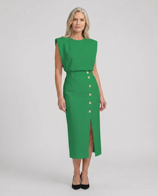 Women's Sleeveless Cocktail Dress | Midi