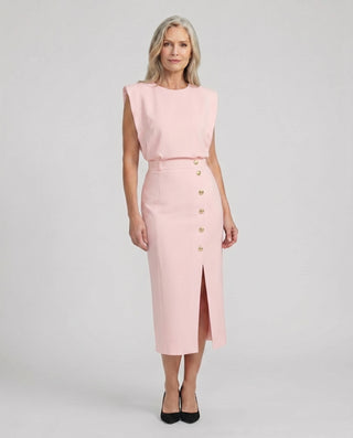 Women's Sleeveless Cocktail Dress | Midi