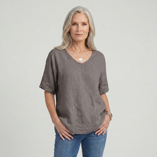 T-shirt col rond femme | Manches courtes