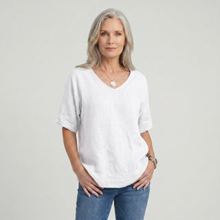 T-shirt col rond femme | Manches courtes